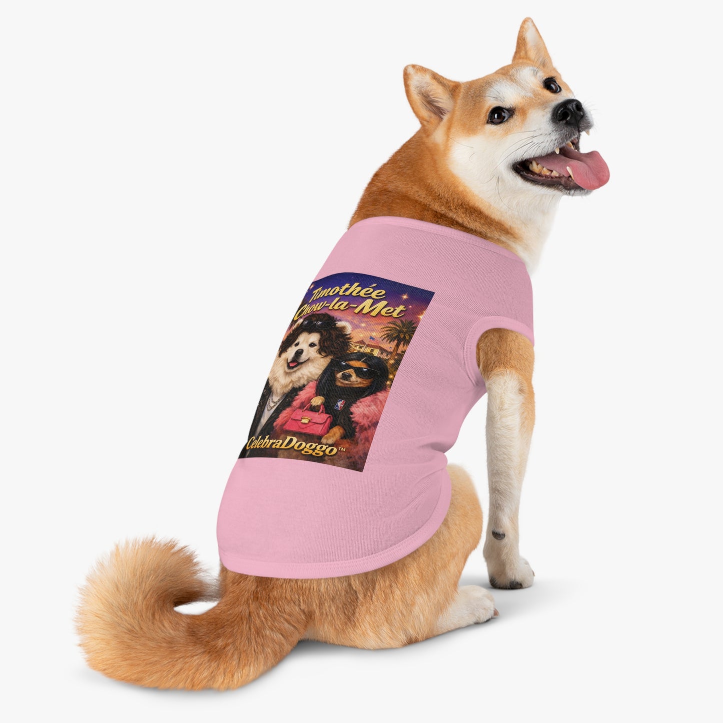 "Timothée Chow-la-Met" Glam Pet Shirt