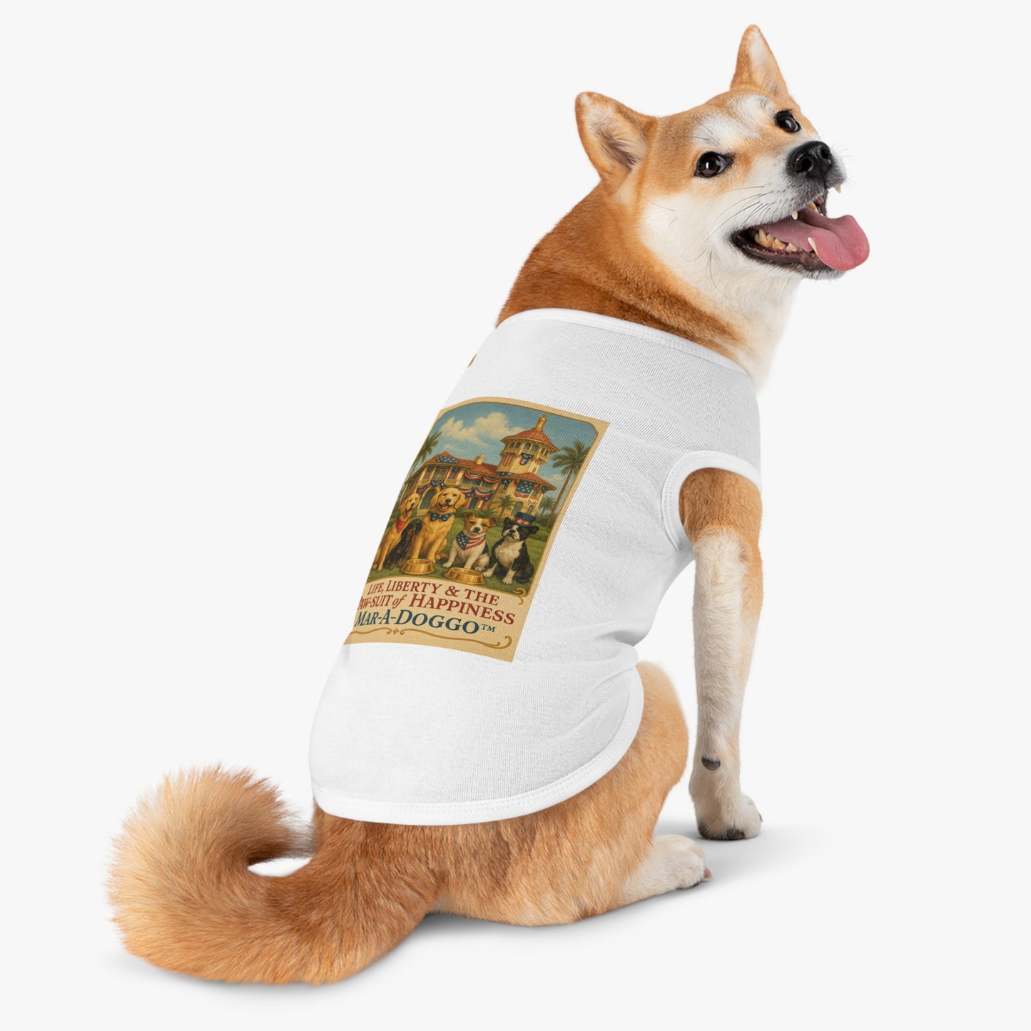 Life Liberty & The Paw-suit of Happiness (Doggo Tank Top)