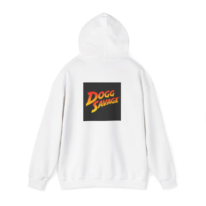 Dogg Savage Vintage Adventure Hoodie "Fury In The Skies Of Angkor Wat" — Retro Logo Pullover