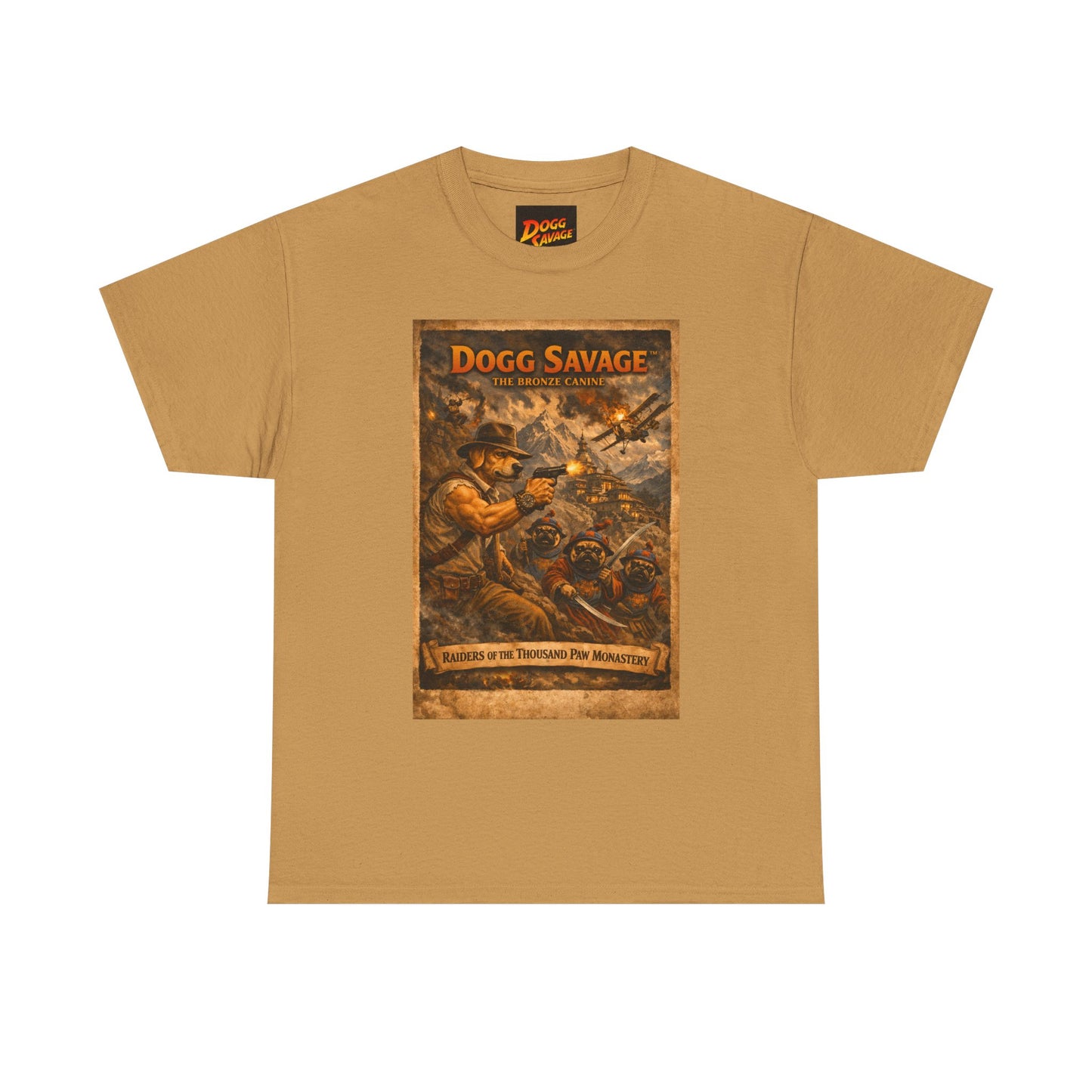 Dogg Savage Retro Graphic Tee — Vintage Adventure Poster T‑Shirt