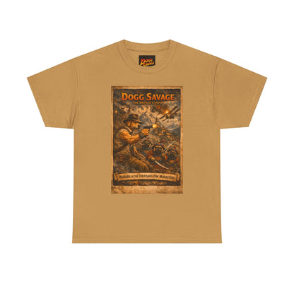 Dogg Savage Retro Graphic Tee — Vintage Adventure Poster T‑Shirt
