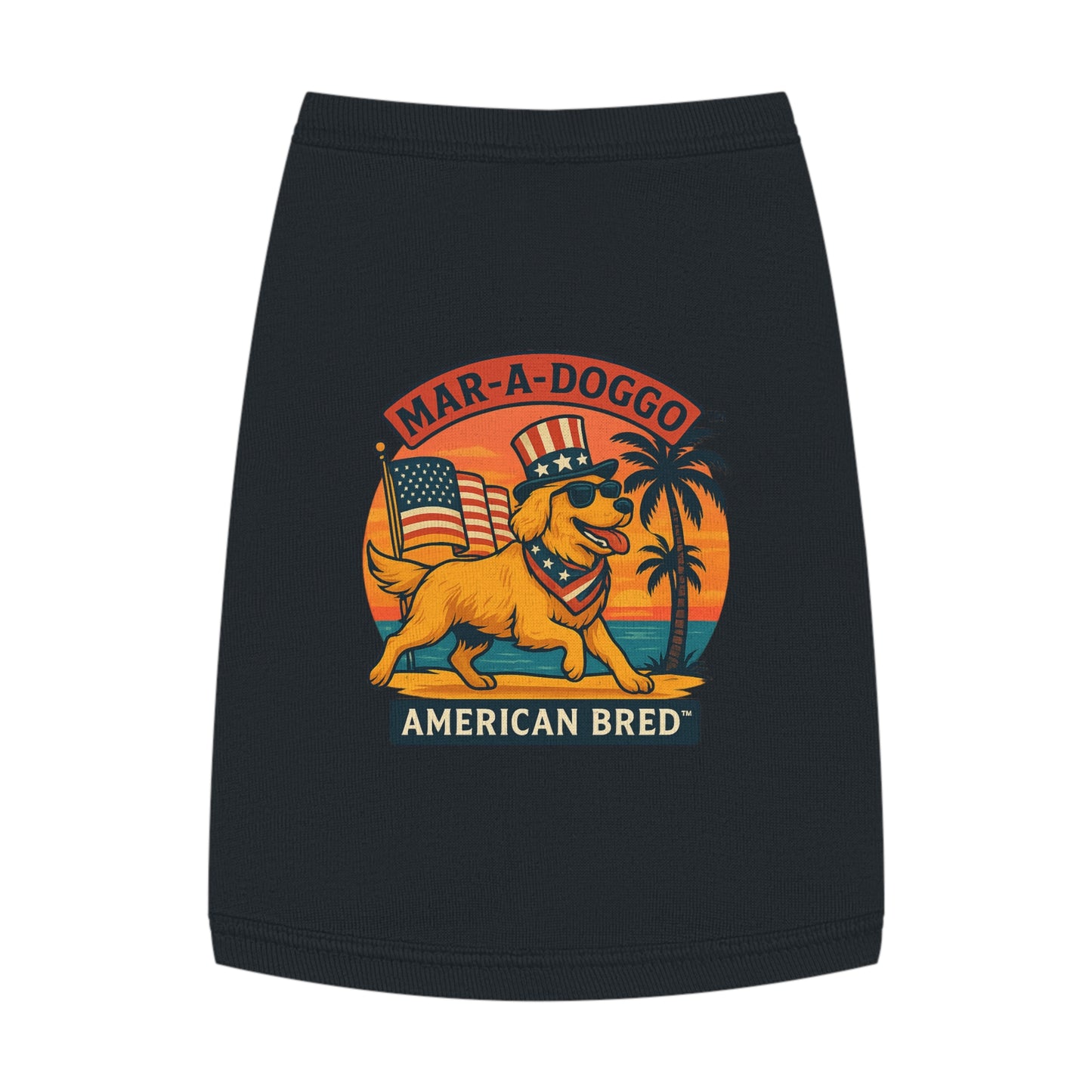 "American Bred" Mar-A-Doggo Dog Shirt