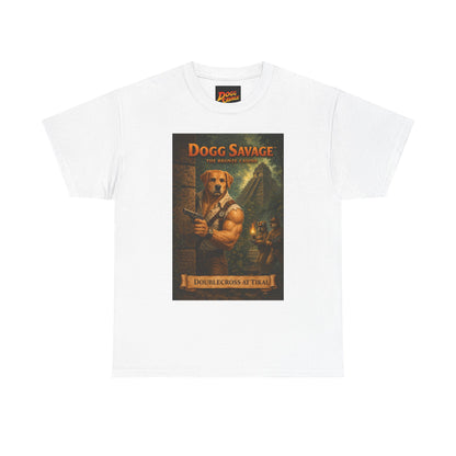 Dogg Savage Vintage Fantasy T-Shirt — "Dogg Savage: Doublecross At Tikal" Graphic Tee