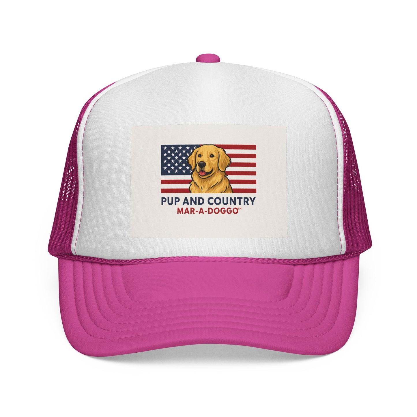 Pup & Country Trucker Cap (One Size Fits Most)