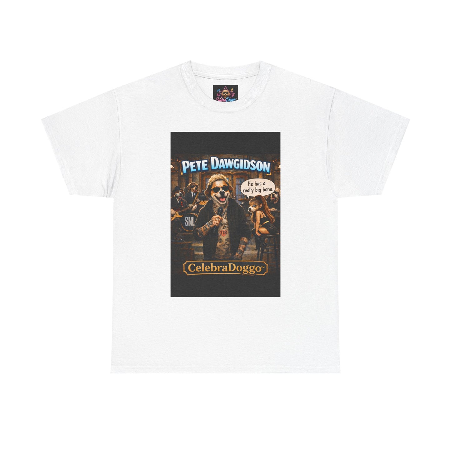 "Pete Dawgidson" Graphic Tee — Funny Dog Party T-Shirt
