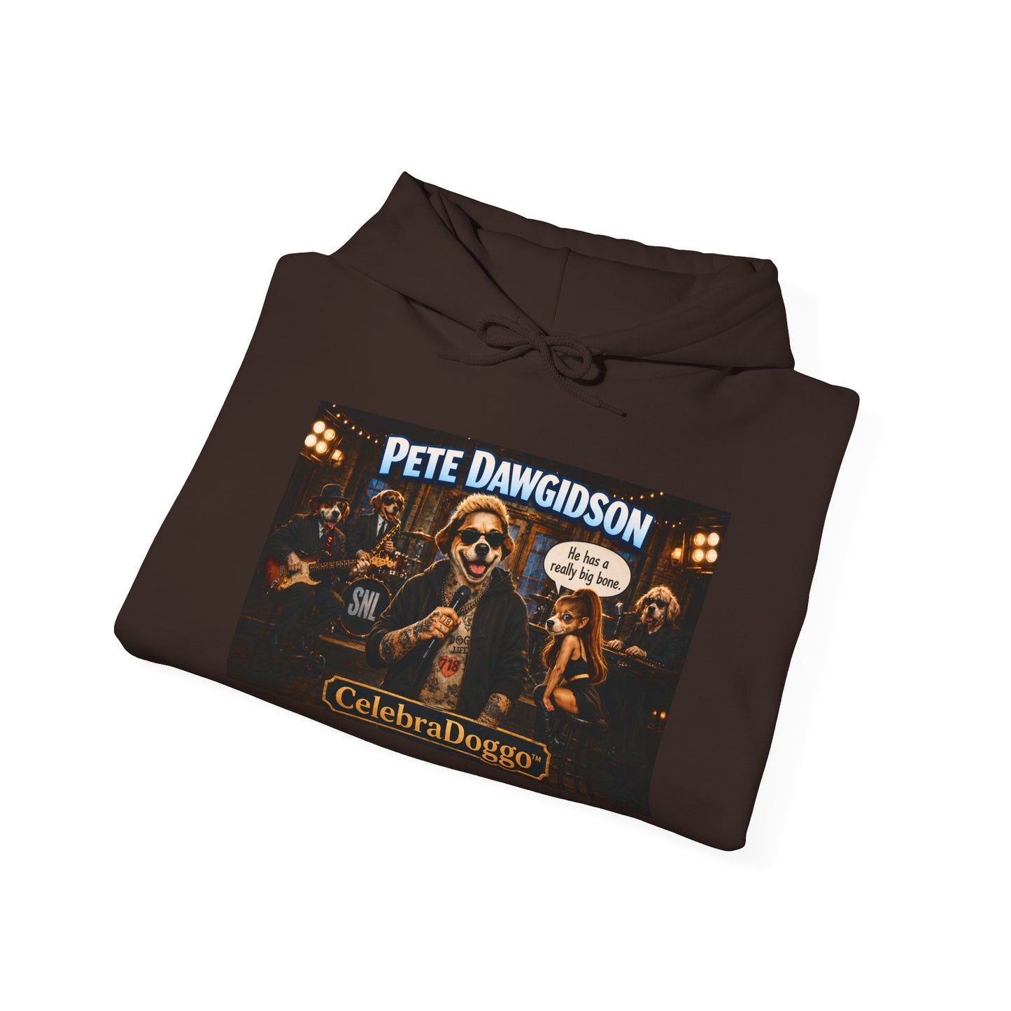 Pete Dawgidson 'Celebrate Bro' Hoodie — Graphic Celebrity Comedy Pullover