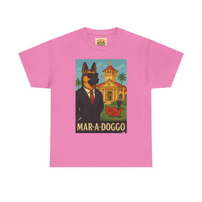 Mar-A-Doggo Graphic Tee — Vintage Resort Dog Print