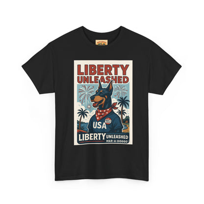 Liberty Unleashed USA Dog Graphic Tee