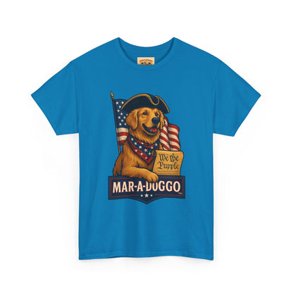 Mar-a-Duggo Patriotic Dog Tee — "We the Pupple" Vintage Americana T-Shirt