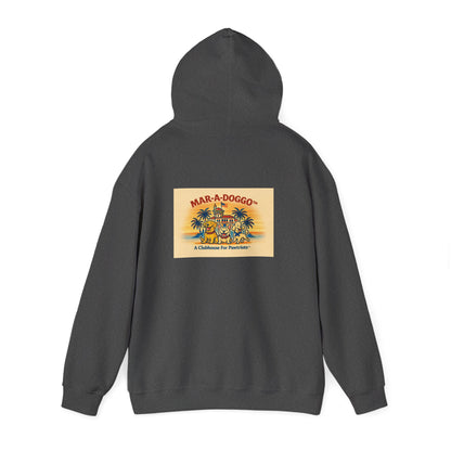Dog Lover Hoodie — “MAR-A-DOGGO: My Dog Has Great Jeans” Graphic Pullover