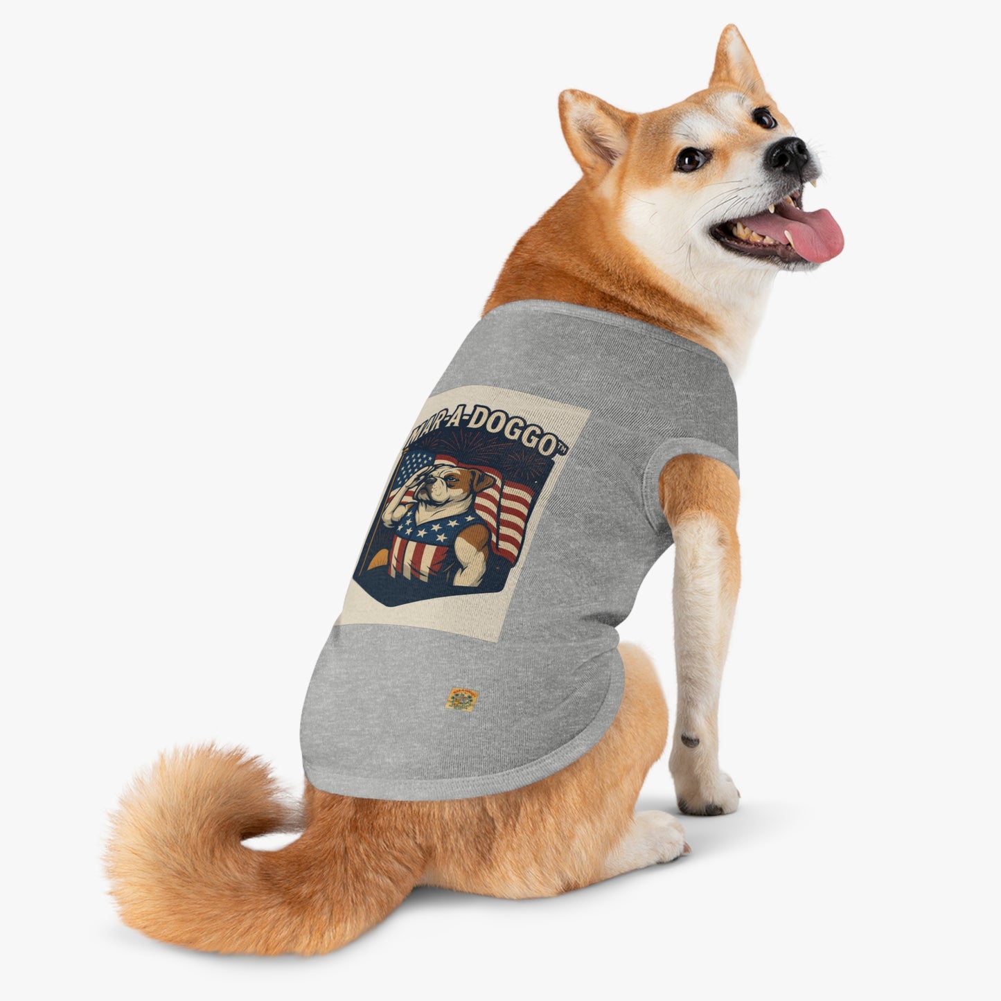 Salute The Flag (Doggo Tank Top)