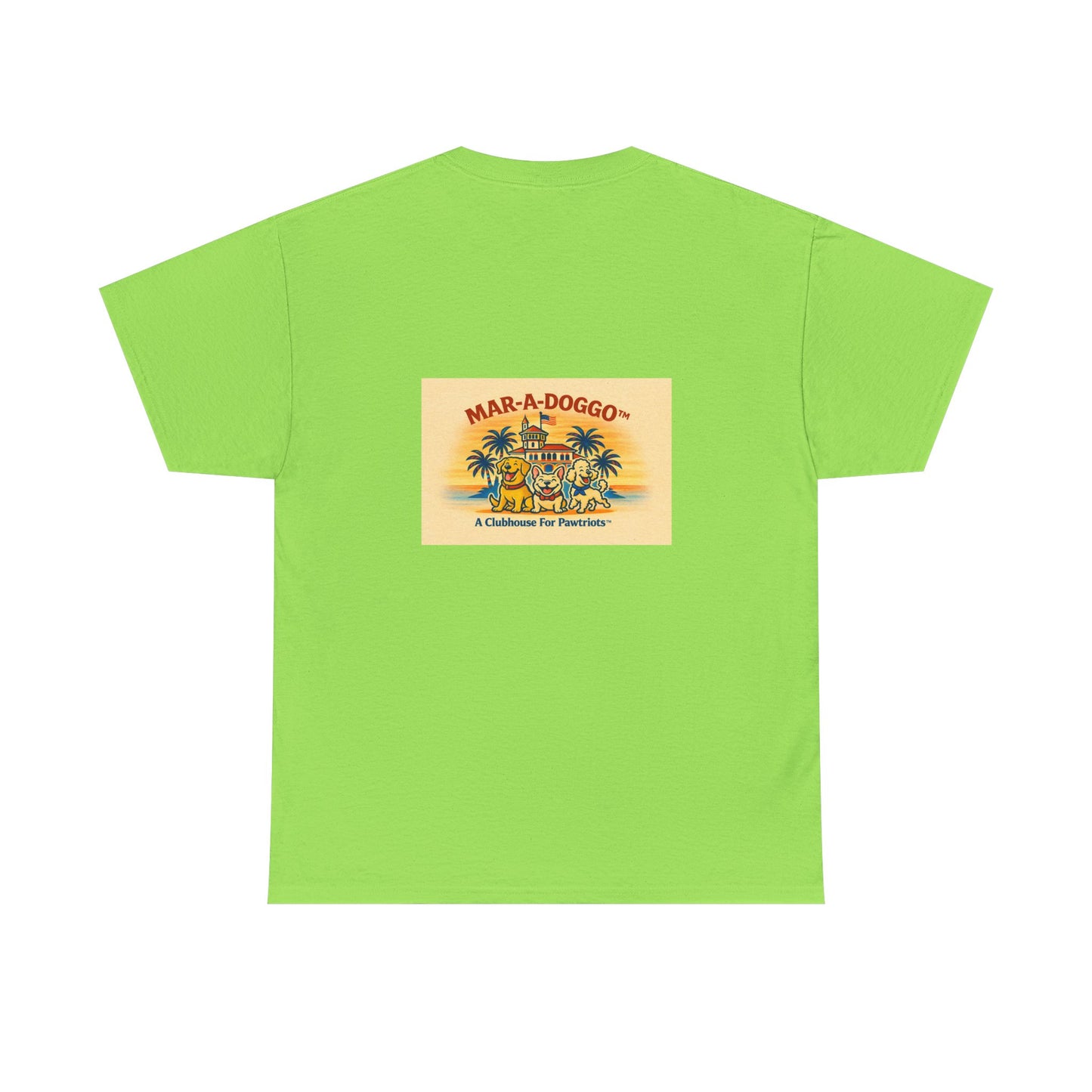 Patriotic Corgi Tee – “Mar-A-Doggo God Bless” Graphic Shirt
