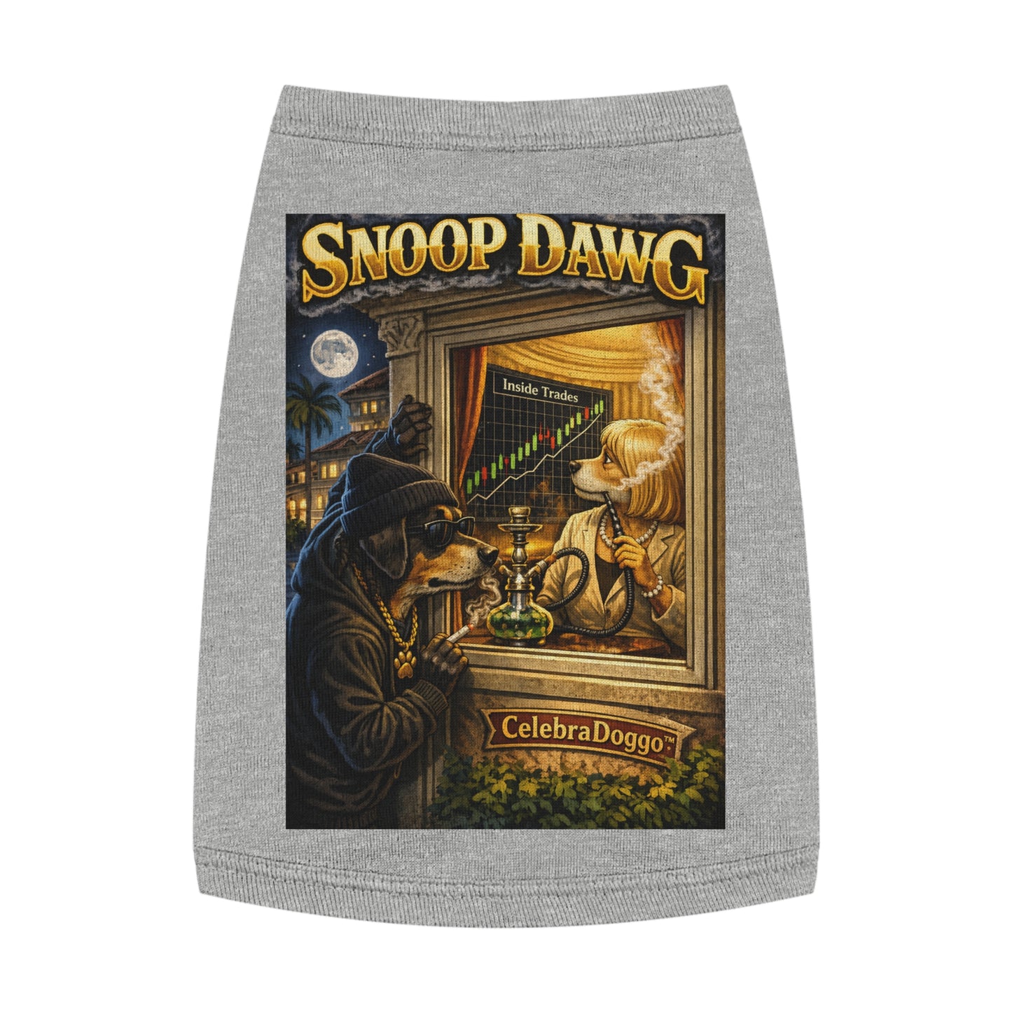 Dog Shirt "Snoop Dawg" Vintage Celebration Graphic