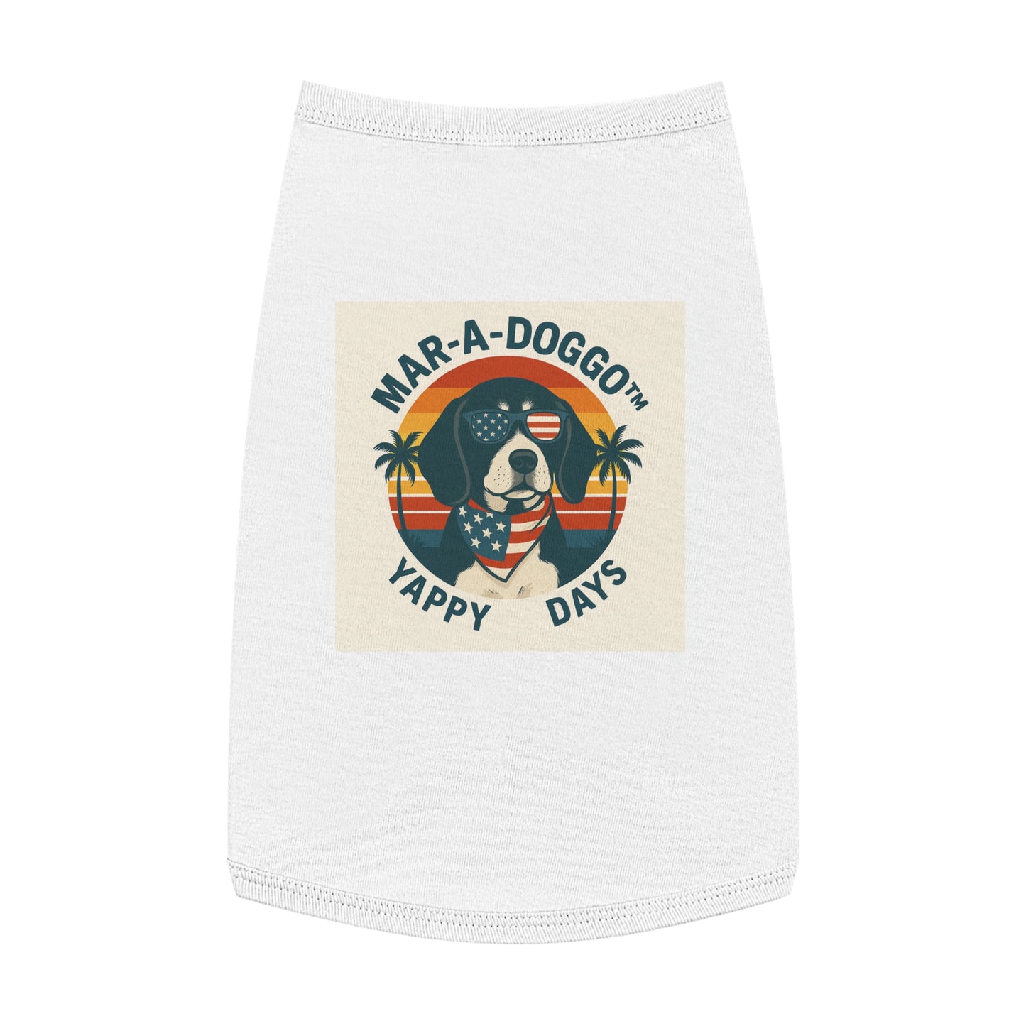 Patriotic 'Mar-A-Doggo Yappy Days' Dog Shirt