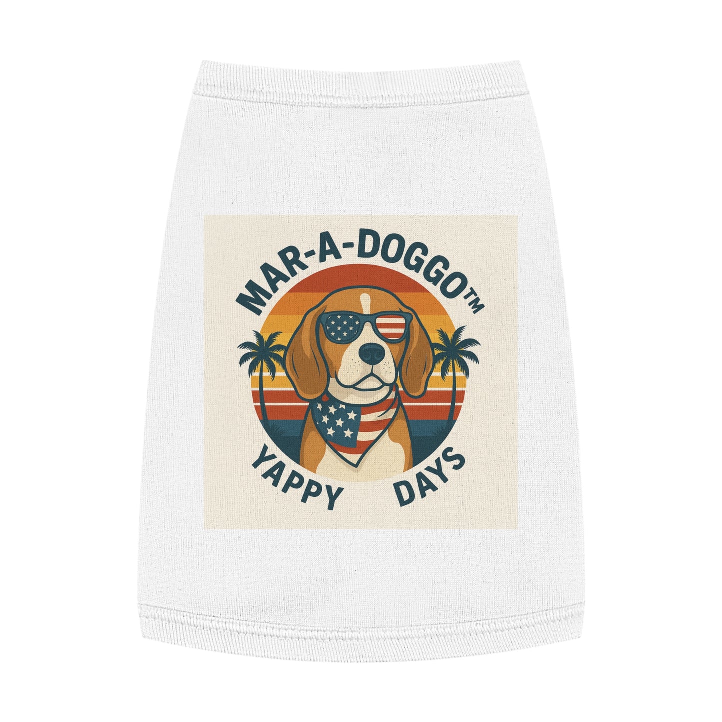 Patriotic 'Mar-A-Doggo Yappy Days' Dog Shirt