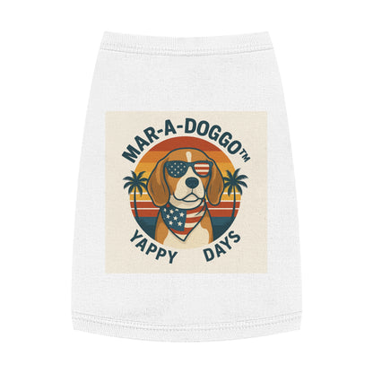 Patriotic 'Mar-A-Doggo Yappy Days' Dog Shirt
