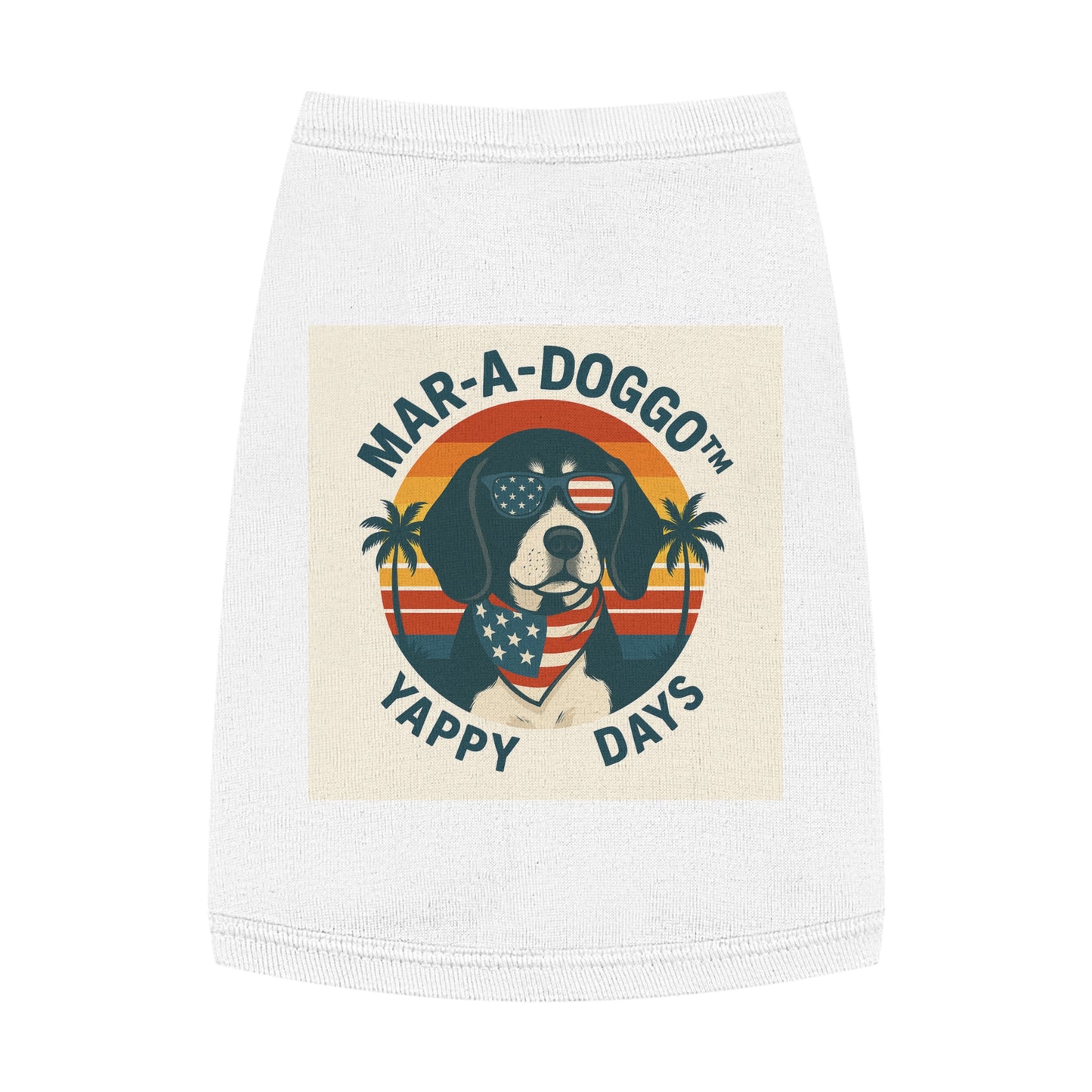 Patriotic 'Mar-A-Doggo Yappy Days' Dog Shirt