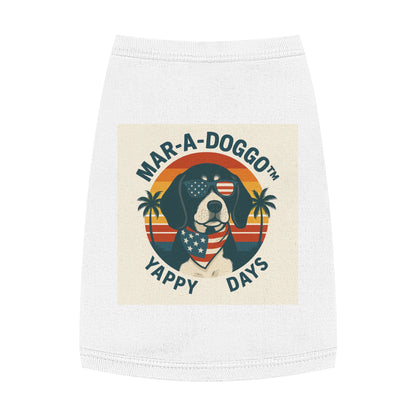 Patriotic 'Mar-A-Doggo Yappy Days' Dog Shirt