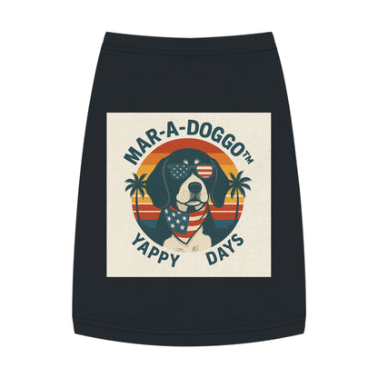 Patriotic 'Mar-A-Doggo Yappy Days' Dog Shirt