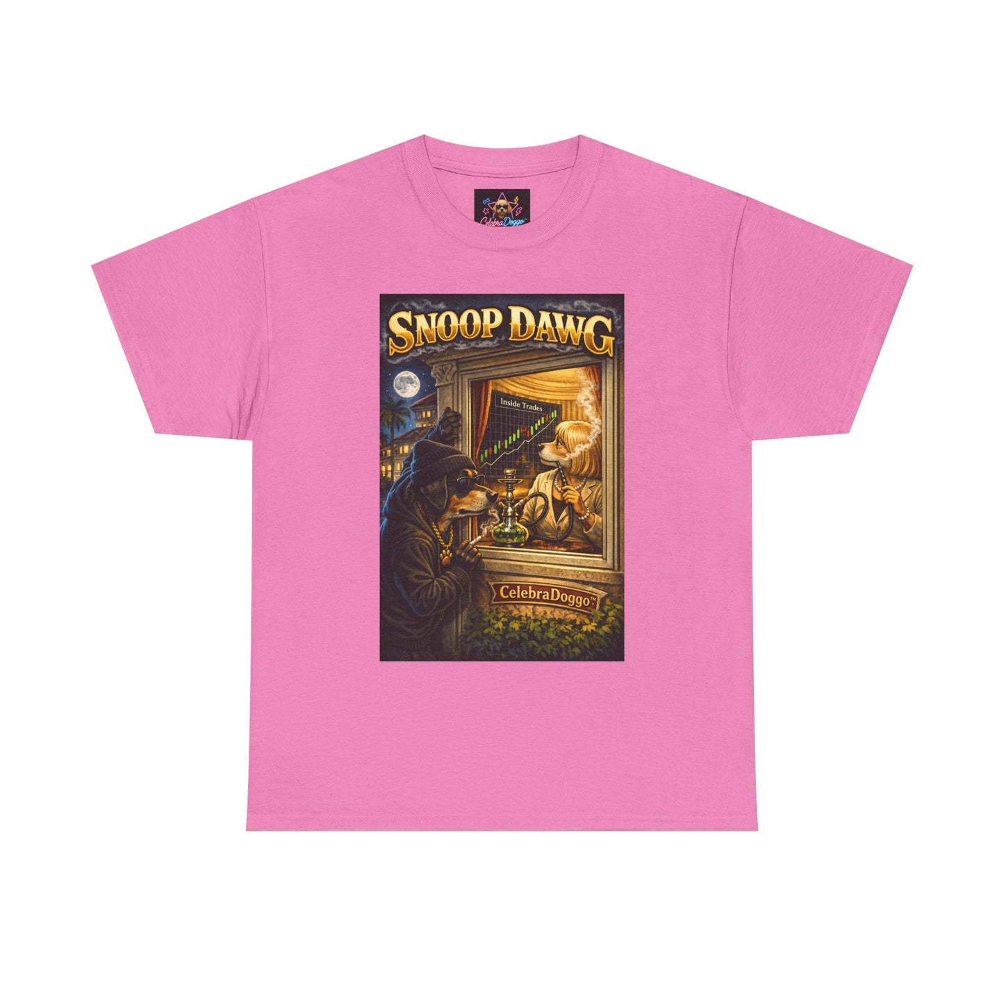 Dog Graphic Tee — "Snoop Dawg" Retro Party T-Shirt