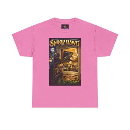 Dog Graphic Tee — "Snoop Dawg" Retro Party T-Shirt