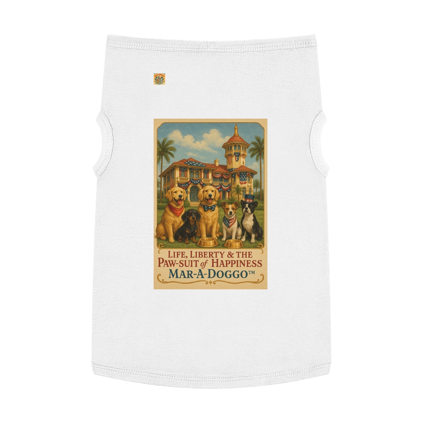 Life Liberty & The Paw-suit of Happiness (Doggo Tank Top)