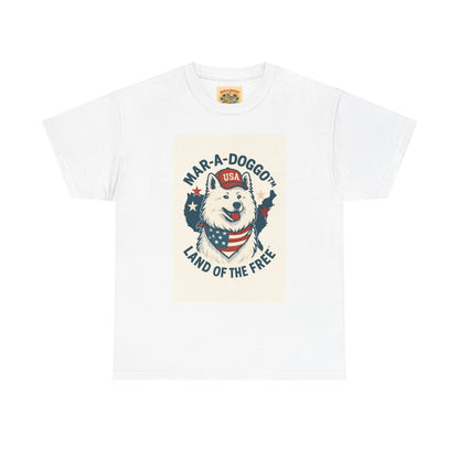 T-Shirt — "Mar-A-DoggO" Patriotic Dog Tee (Land of the Free)