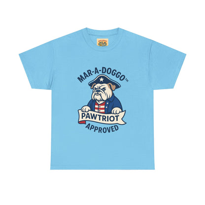 Pawtriot Tee - "Mar-a-Doggo" Patriotic Bulldog Shirt