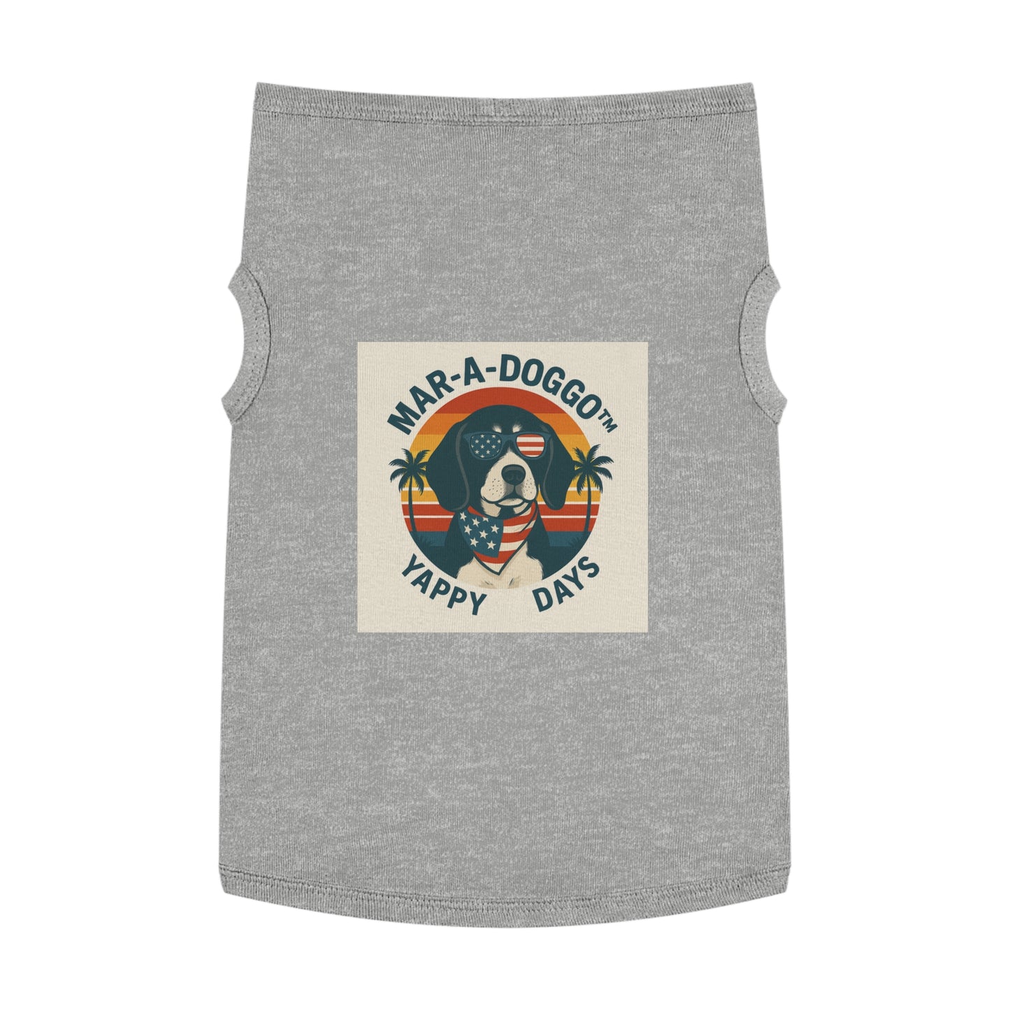 Patriotic 'Mar-A-Doggo Yappy Days' Dog Shirt