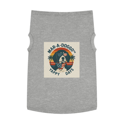 Patriotic 'Mar-A-Doggo Yappy Days' Dog Shirt