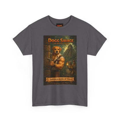 Dogg Savage Vintage Fantasy T-Shirt — "Dogg Savage: Doublecross At Tikal" Graphic Tee
