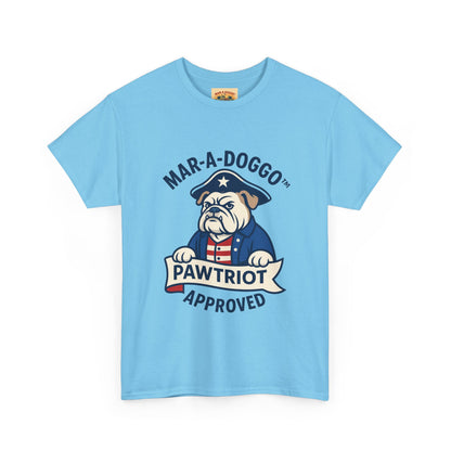 Pawtriot Tee - "Mar-a-Doggo" Patriotic Bulldog Shirt