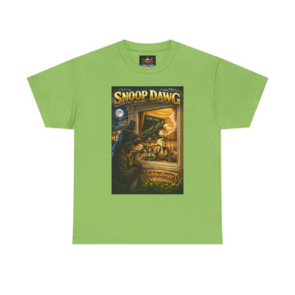 Dog Graphic Tee — "Snoop Dawg" Retro Party T-Shirt