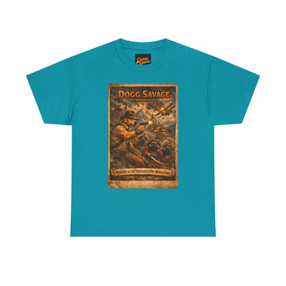 Dogg Savage Retro Graphic Tee — Vintage Adventure Poster T‑Shirt