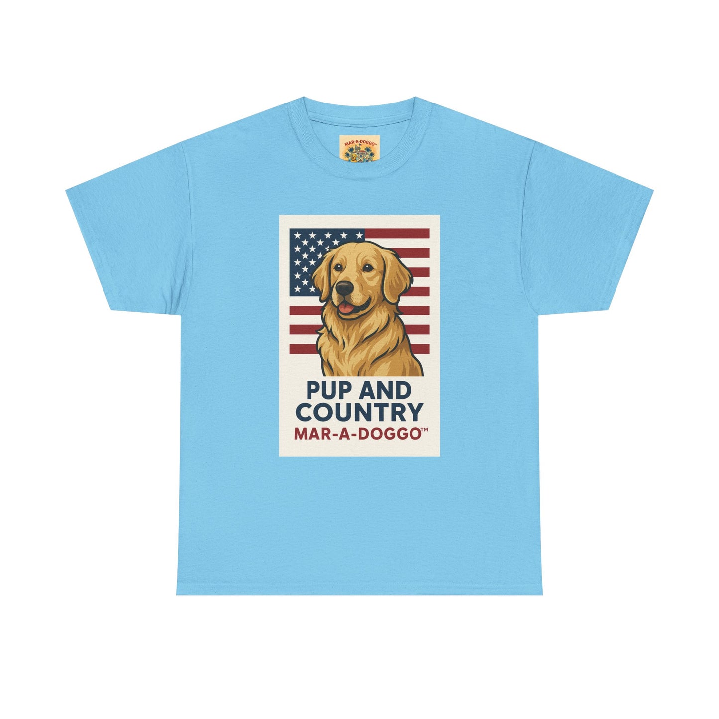 Pup and Country T-Shirt — "Mar-A-Doggo" Patriotic Dog Graphic Tee