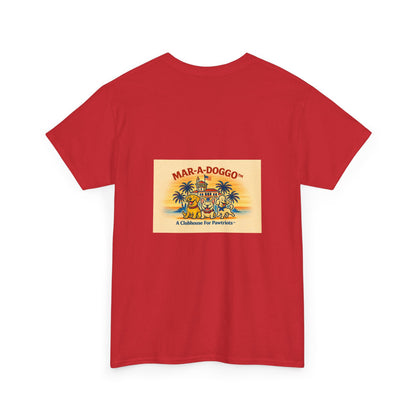 Anchors Aweigh Mar-a-Doggo Navy Tribute T-Shirt