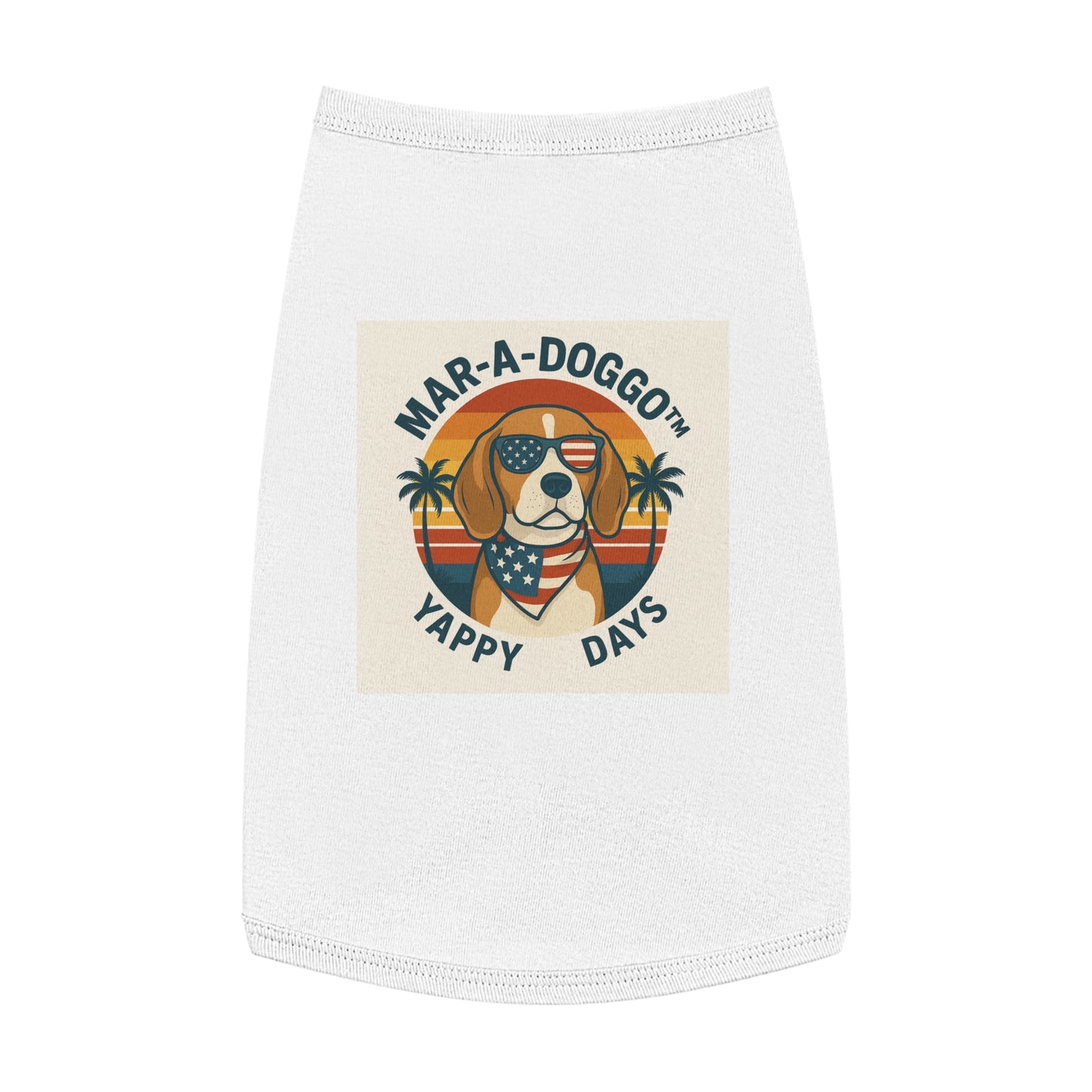 Patriotic 'Mar-A-Doggo Yappy Days' Dog Shirt