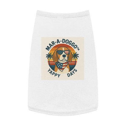 Patriotic 'Mar-A-Doggo Yappy Days' Dog Shirt