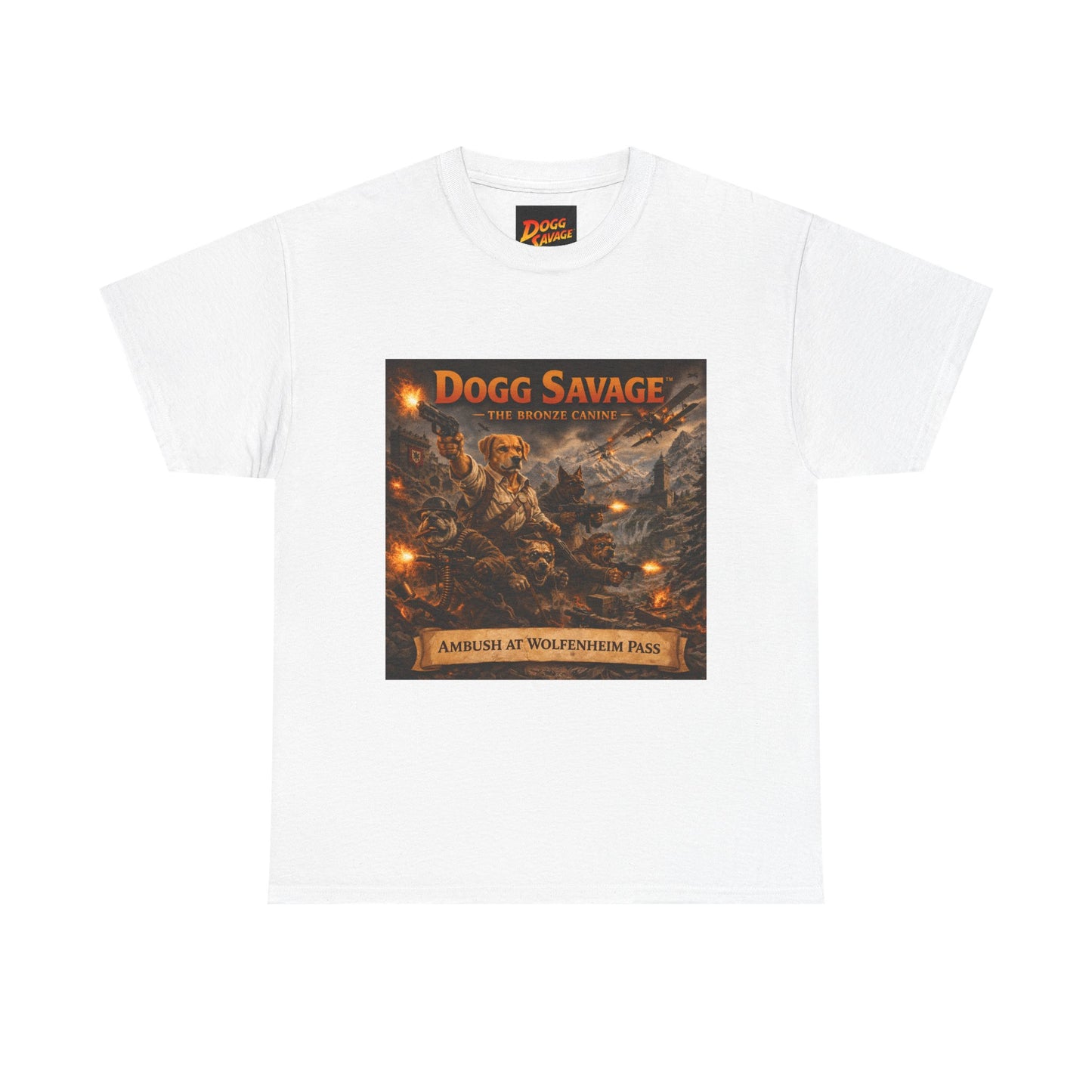 Dogg Savage Band Tee — 'Ambush at Wolfenheim Pass' Graphic T‑Shirt