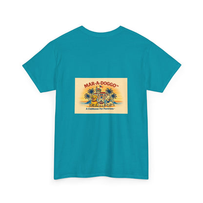 Anchors Aweigh Mar-a-Doggo Navy Tribute T-Shirt