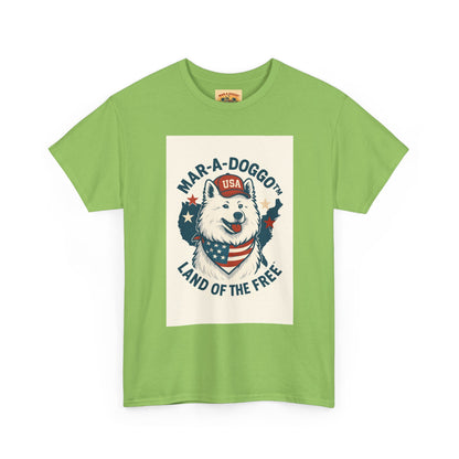 T-Shirt — "Mar-A-DoggO" Patriotic Dog Tee (Land of the Free)