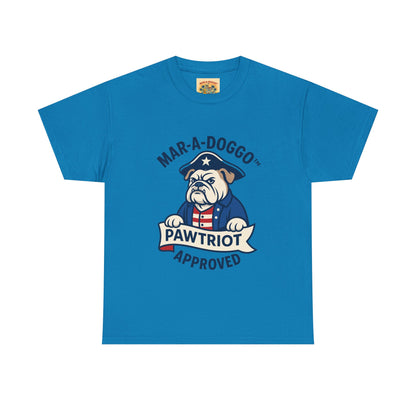 Pawtriot Tee - "Mar-a-Doggo" Patriotic Bulldog Shirt