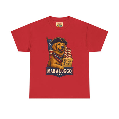 Mar-a-Duggo Patriotic Dog Tee — "We the Pupple" Vintage Americana T-Shirt