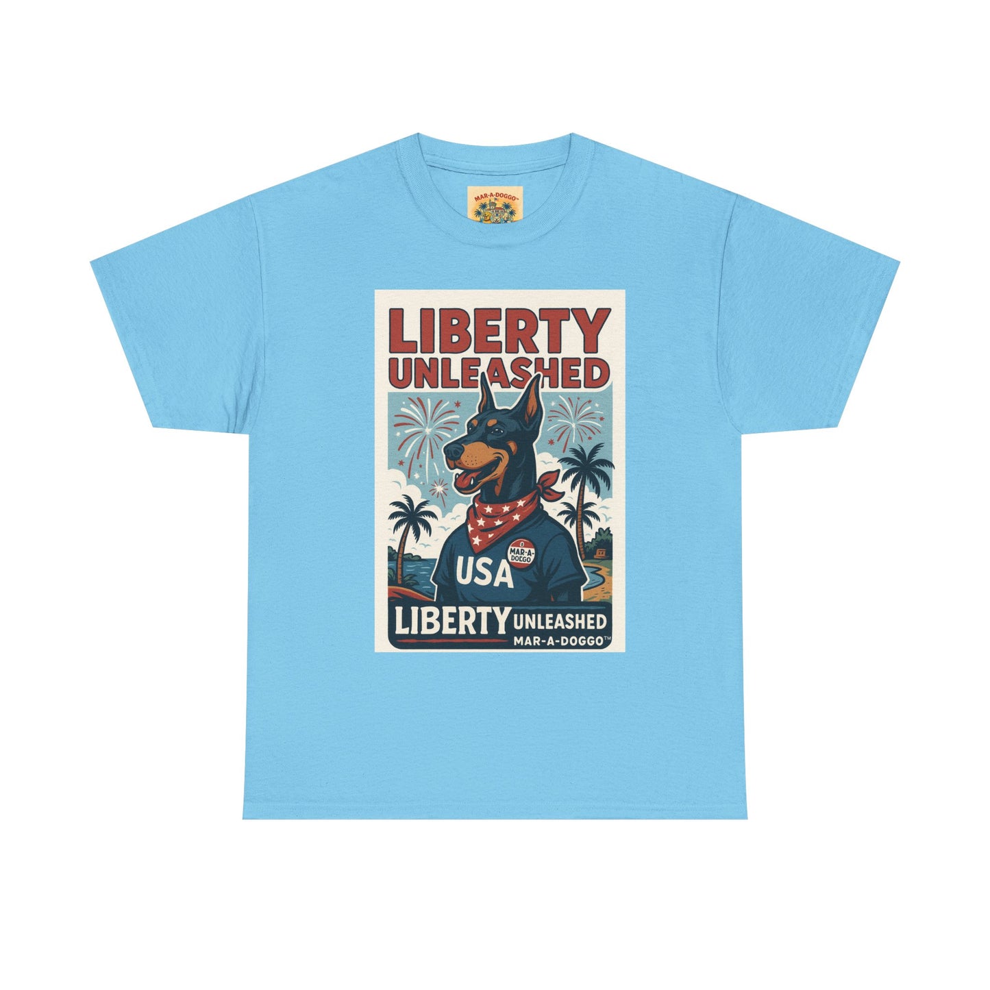 Liberty Unleashed USA Dog Graphic Tee