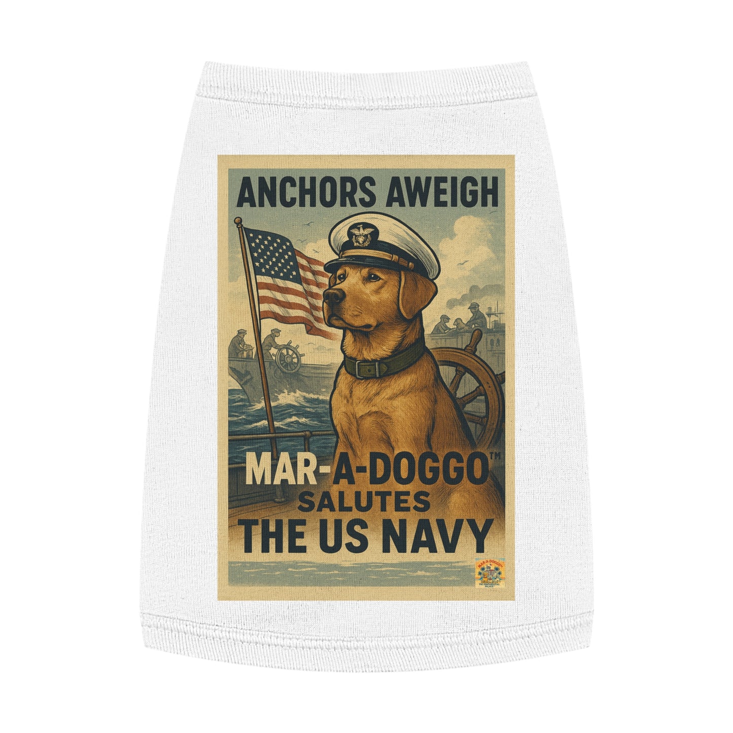 Anchors Aweigh (Doggo Tank Top)