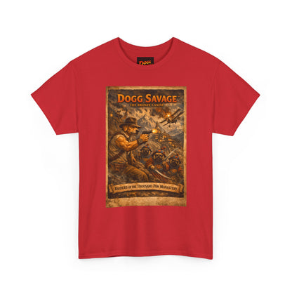 Dogg Savage Retro Graphic Tee — Vintage Adventure Poster T‑Shirt