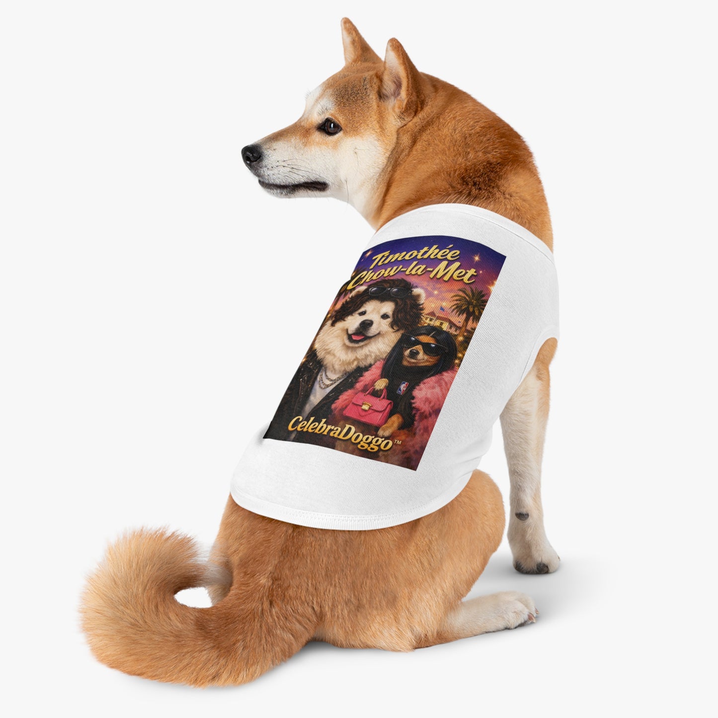 "Timothée Chow-la-Met" Glam Pet Shirt