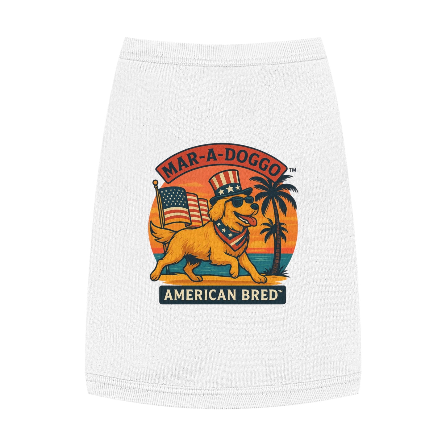 "American Bred" Mar-A-Doggo Dog Shirt