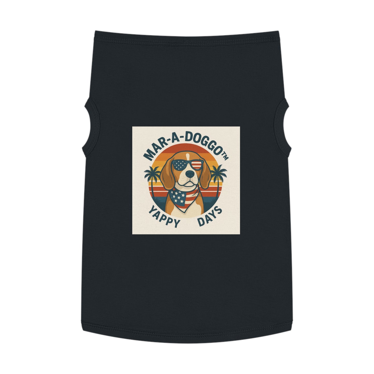 Patriotic 'Mar-A-Doggo Yappy Days' Dog Shirt