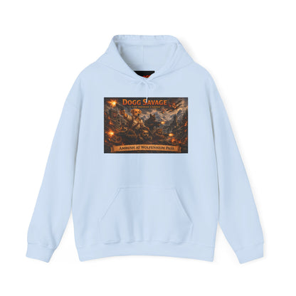 Dogg Savage Graphic Hoodie "Ambush At Wolfenheim Pass — Vintage Warrior Album Art Sweatshirt